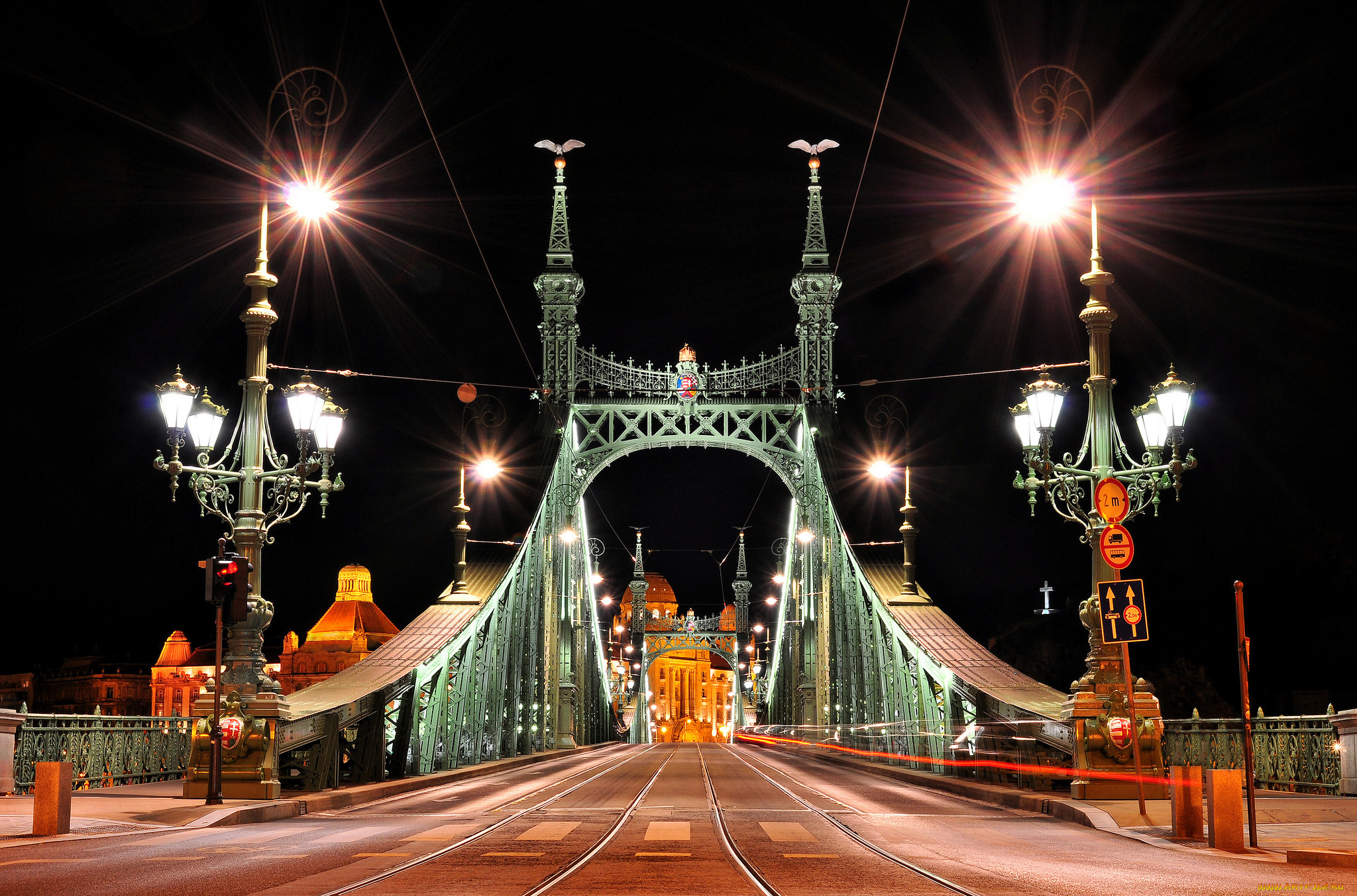 freedom bridge in budapest, ,  , , , , , 